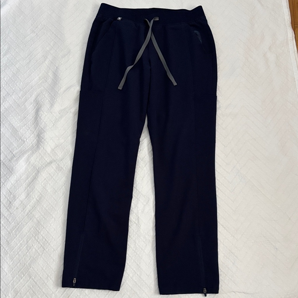 Figs Navy blue- straight leg scrub pants